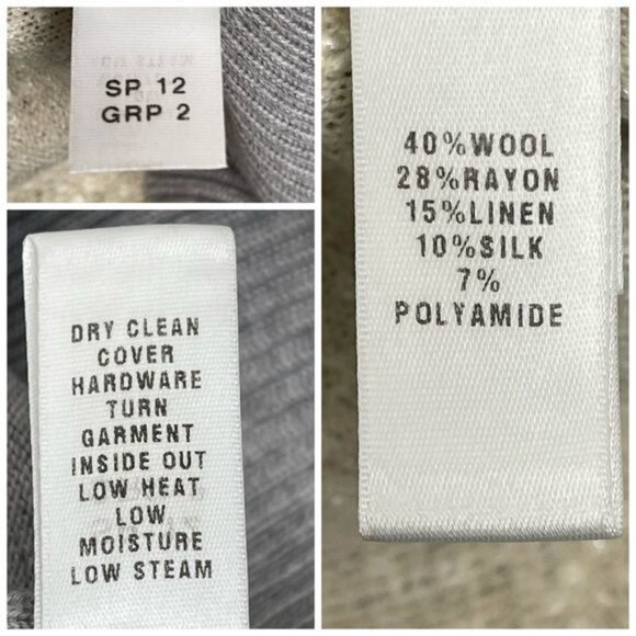 St. John color blocked knit front-zip bomber jacket size Small - Picture 7 of 9